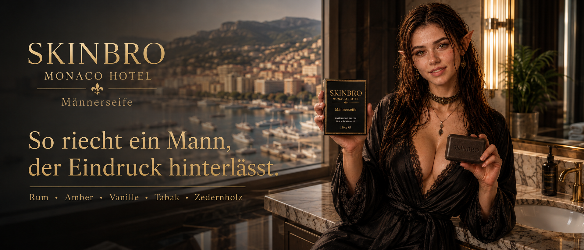 Anzeige für Skinbro Monaco Hotel Männerseife